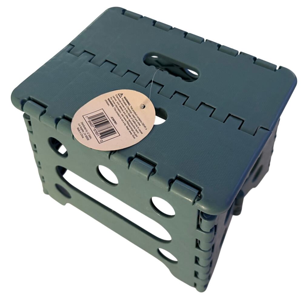 NuValu Teal Blue 1-Step Step Stool NEW